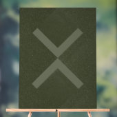 X Muster Moss Akryllisches Zeichen Acrylschild (Neutral)