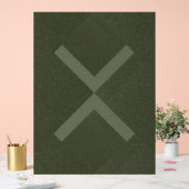 X Muster Moss Akryllisches Zeichen Acrylschild (Hochzeit)
