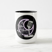 X nach Stunden Potcast Tasse (Zentrum)
