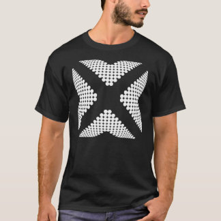 X Punkt-Weiß T-Shirt