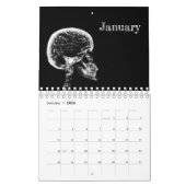 X-Ray Art Calendar 1 - Schwarzweiß Kalender (Jan 2026)
