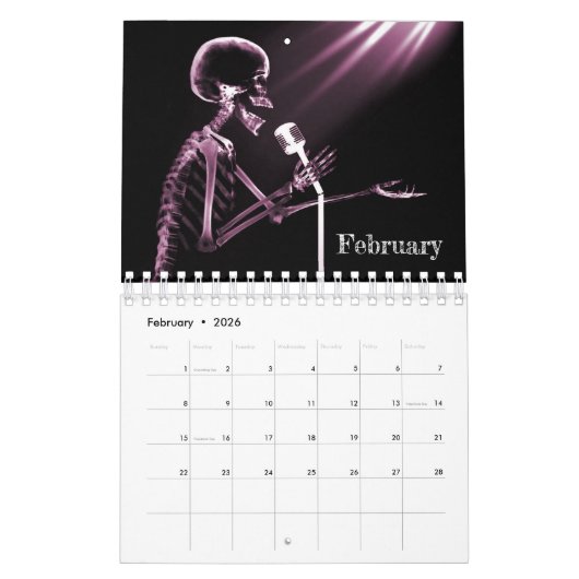 X-Ray Art Calendar 3 - Rosa Kalender (Feb 2026)