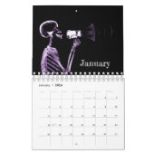 X-Ray Art Calendar 4 - Lila Kalender (Jan 2026)