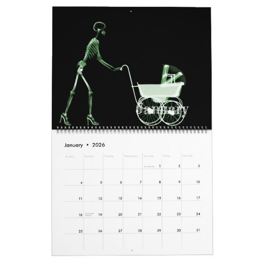 X-Ray Art Calendar 5 - Green Kalender (Jan 2026)