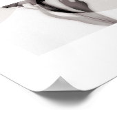 X-ray Botanical Art - Iris Poster (Ecke)