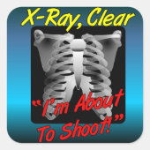 X-Ray, Clear Aufkleber (Vorderseite)