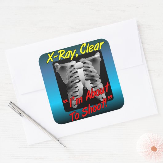 X-Ray, Clear Aufkleber (Umschlag)