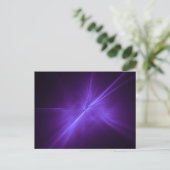 X-Ray Colorburst - Lila Postkarte (Stehend Vorderseite)