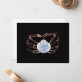 X-Ray Crab Mitteilungskarte (Vorderseite/Rückseite Beispiel)