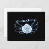 X-Ray Crab Mitteilungskarte (Vorne/Hinten)