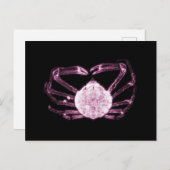 X-Ray Crab Postkarte (Vorne/Hinten)