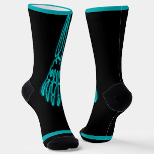X-Ray der Hand und Finger Knochen Stilvolle Ärztin Socken