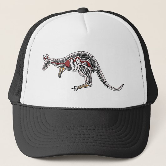 X-Ray Kangaroo Truckerkappe (Vorderseite)