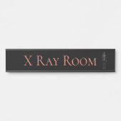 X Ray Room Namensplatte Türschild (Vorderseite )