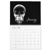 X-Ray Skeleton Black & White Kalender (Jan 2027)