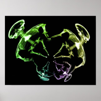 X-Ray Skeleton-Familie 4 Poster
