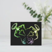 X-Ray Skeleton-Familie 4 Postkarte (Stehend Vorderseite)