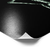 X-Ray Skeleton Haar Stylist - Rosa Fotodruck (Ecke)