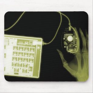 X-Ray Skeleton Tastatur- und Maus-Maus-Pad Mousepad