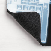 X-Ray Skeleton Tastatur- und Maus-Maus-Pad Mousepad (Ecke)