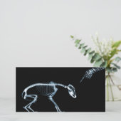 X-Ray Skeletons Blue Bad Dog (Stehend Vorderseite)