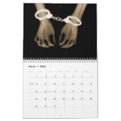 X-Ray Skeletons Midnight Stroll Black Sepia Kalender (Mär 2026)