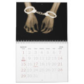 X-Ray Skeletons Midnight Stroll Black Sepia Kalender (Mär 2026)