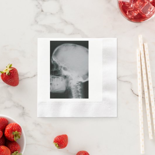 X-Ray Skull Serviette (Beispiel)