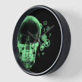 X-Ray-Skull- und Uhrenteile - grün Uhr (Winkel)