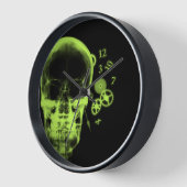 X-Ray-Skull- und Uhrenteile - Limettengrün Uhr (Winkel)