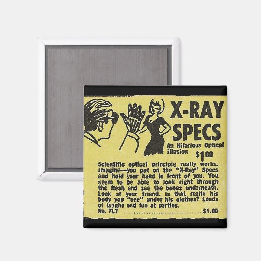 X-Ray Specs! Bekleidung (Art) Magnet (Vorderseite/Rückseite)