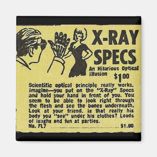 X-Ray Specs! Bekleidung (Art) Magnet (Vorne)