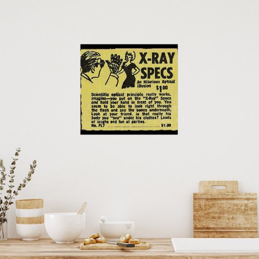 X-Ray Specs! Bekleidung (Art) Poster (Küche)
