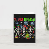 X-ray Squad Xmas Three Santa Reindeer Elf X-ray Sk Karte (Vorderseite)