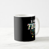 X-ray Tech Christmas Radiologic Technologist Techs Kaffeetasse (VorderseiteRechts)