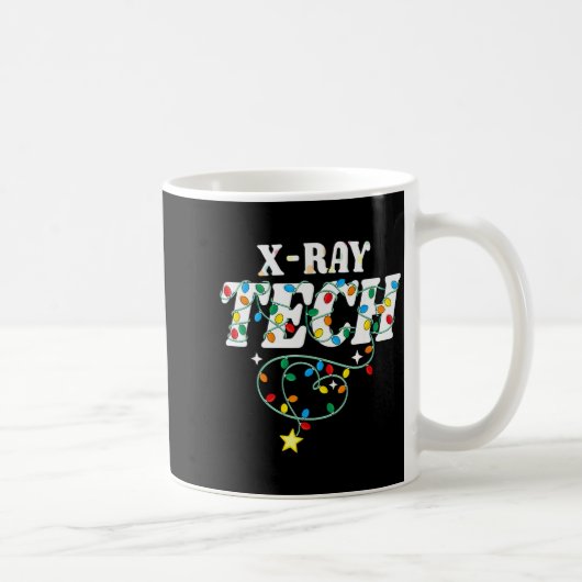X-ray Tech Christmas Radiologic Technologist Techs Kaffeetasse (Rechts)