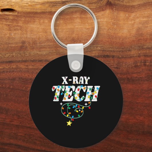 X-ray Tech Christmas Radiologic Technologist Techs Schlüsselanhänger (Vorderseite)