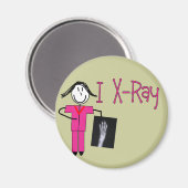 X-Ray Tech-Geschenke Magnet (Vorderseite/Rückseite)