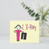 X-Ray Tech-Geschenke Postkarte (Stehend Vorderseite)