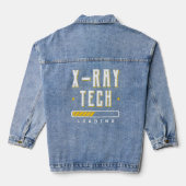 X Ray Tech Loading Radiographen Radiology Technici Jeansjacke (Rückseite)