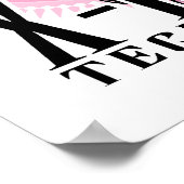 X-Ray Tech Pink Caduceus Poster (Ecke)