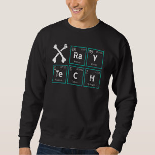 X Ray Tech Radiologe Krass Tech Radiology Periodic Sweatshirt