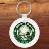 X-Ray-Techs: schlecht zum Knochen Schlüsselanhänger (Vorderseite)