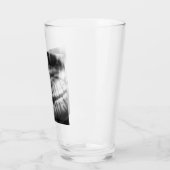 X-Ray Teeth Mouth Smile Schwarz-Weiß Glas (Links)