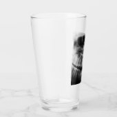 X-Ray Teeth Mouth Smile Schwarz-Weiß Glas (Rechts)