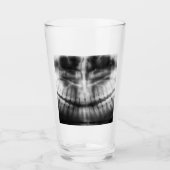 X-Ray Teeth Mouth Smile Schwarz-Weiß Glas (Vorderseite)