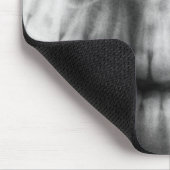X-Ray Teeth Mouth Smile Schwarz-Weiß Mousepad (Ecke)
