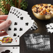 X-Ray Teeth Mouth Smile Schwarz-Weiß Spielkarten (In Situ)