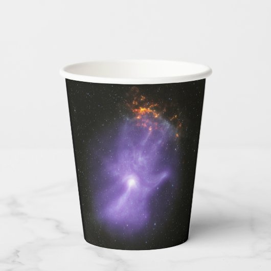 X-Ray Teleskope galant kosmische Hand Pappbecher (Rückseite)