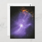 X-Ray Teleskope galant kosmische Hand Postkarte (Vorne/Hinten)